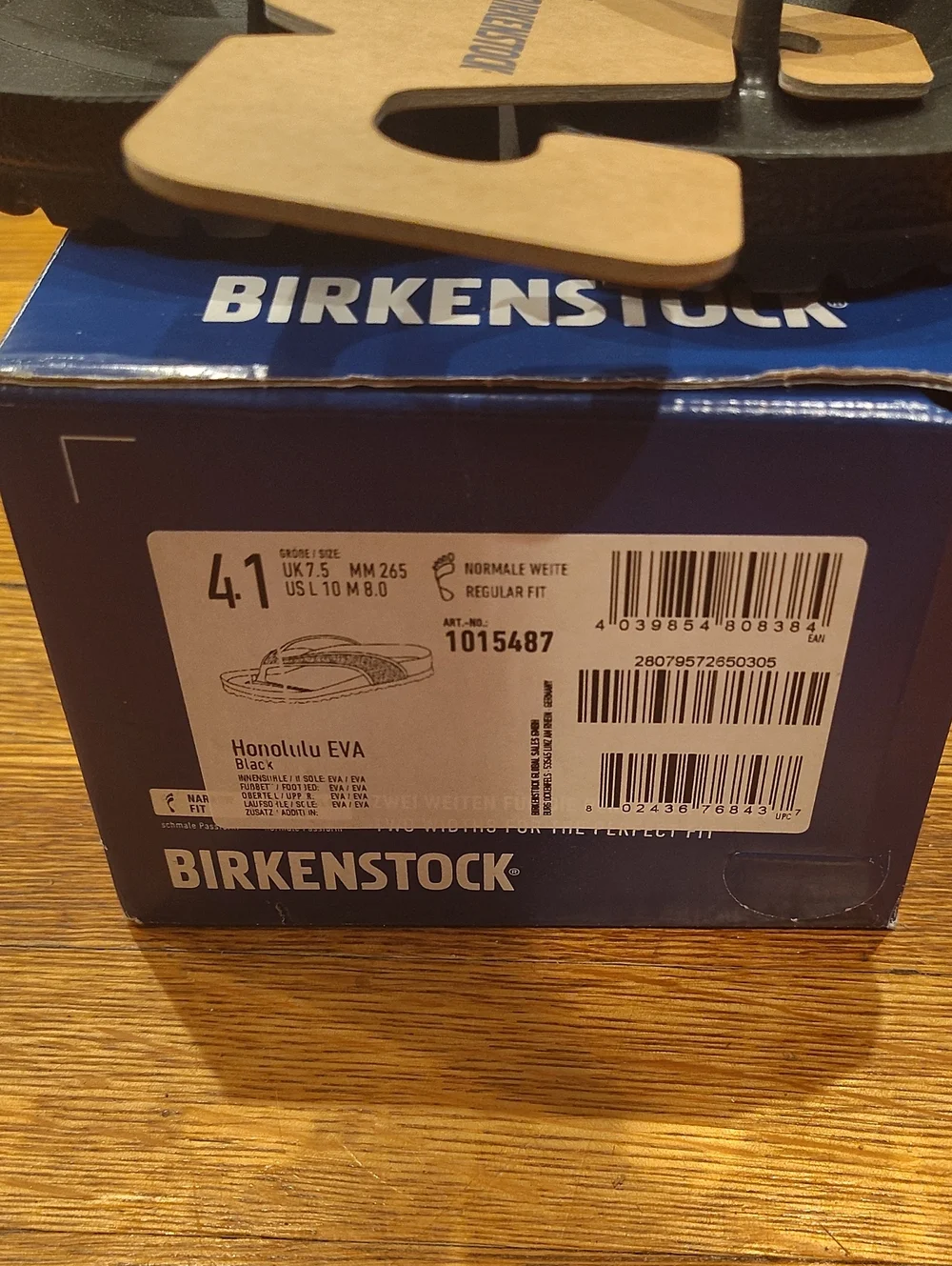 NIB BIRKENSTOCK Honolulu Eva Sandals Thong Sandal Flip Flop Size 41 / US M8 W10